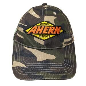Ahern Rentals Xtreme Manufacturing Strapback Baseball Cap Multi One Size Camo